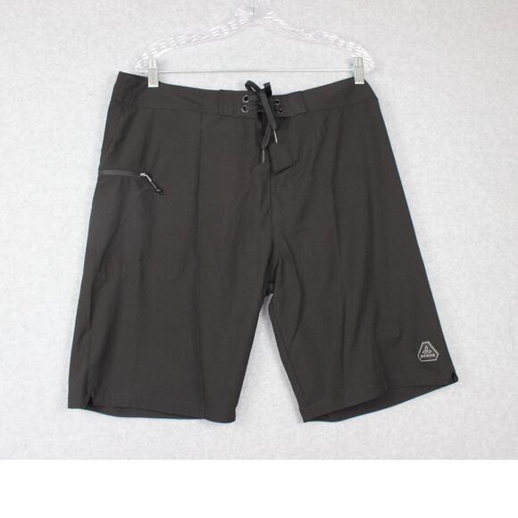 PRANA Shorts Mens 36 Black UPF 50‎ - Picture 1 of 8